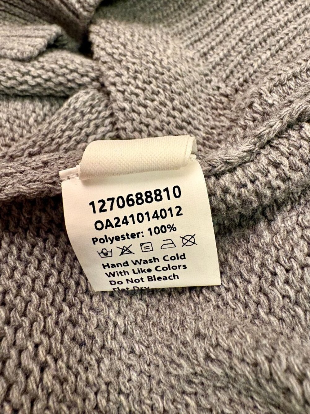 Button Drawstring Hooded Cardigan - Picture 10 of 10